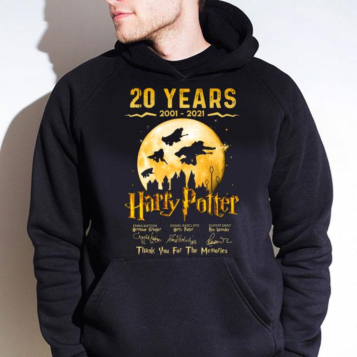 Best 20 Years 2001-2021 Harry Potter Thank You For The Memories Shirt 8 20 Years 2001-2021 Harry Potter Thank You For The Memories Shirt