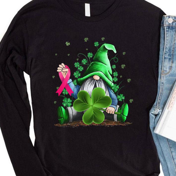 Official Gnome Shamrock Breast Cancer Awareness Irish St. Patrick's day Shirt 8 Gnome Shamrock Breast Cancer Awareness Irish St. Patrick's day Shirt
