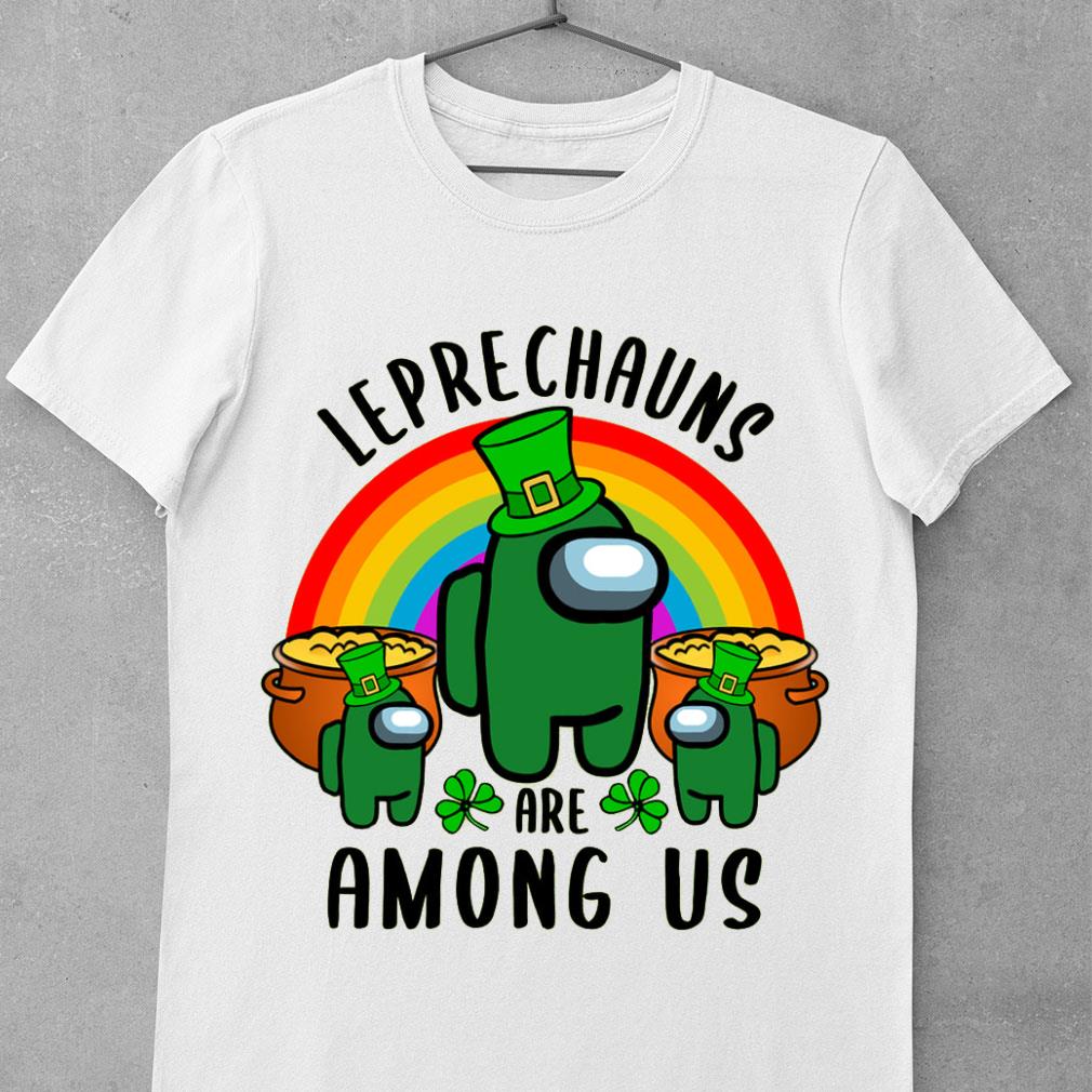 Premium Rainbow Leprechauns are Among us St. Patrick's day shirt 8