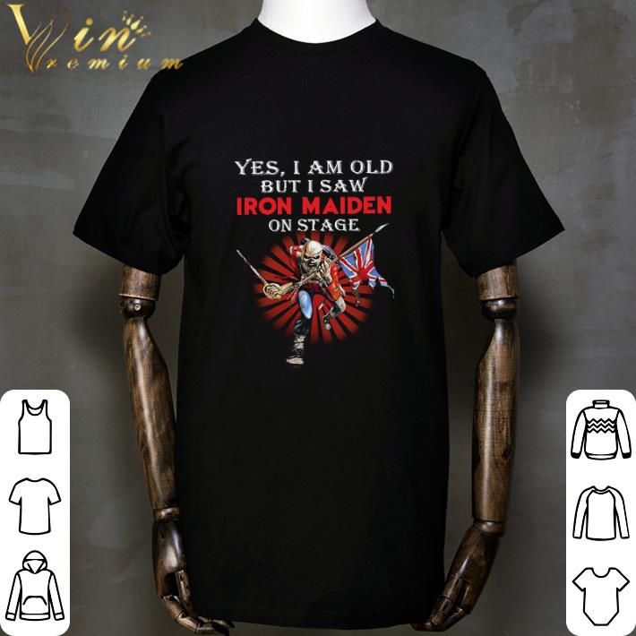 Hot Yes I Am Old But I Saw Iron Maiden On Stage Skeleton shirt 6