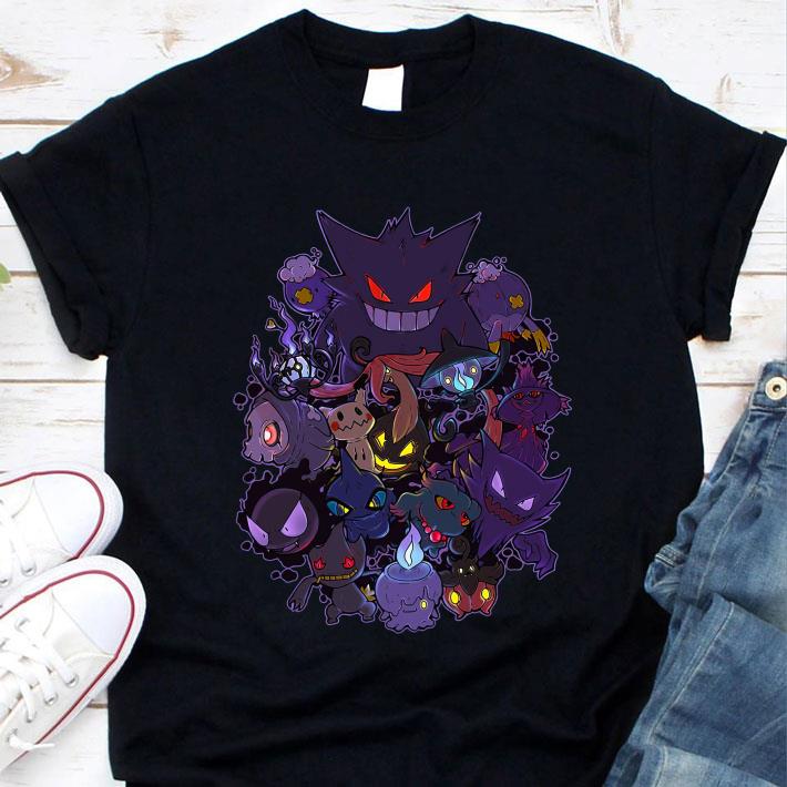 Best Gengar Haunter Gastly Dark Pokemon shirt 9