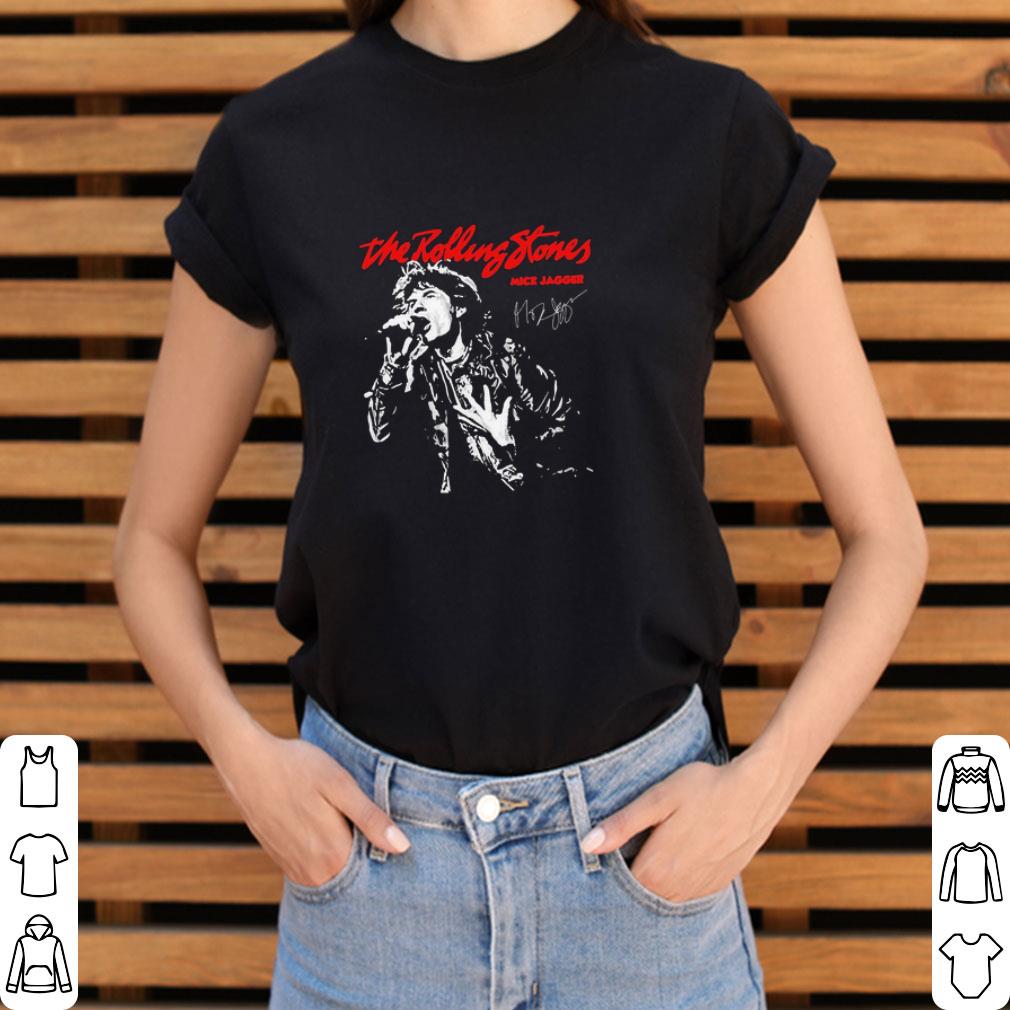Official the rolling stones mick jagger signatures shirt Official the rolling stones mick jagger signatures shirt 3