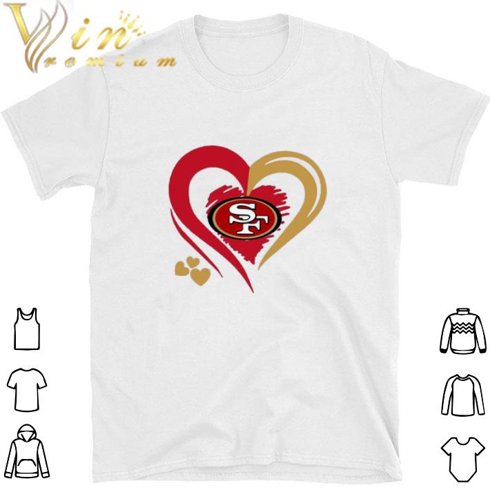 Top Love San Francisco 49ers Valentines Day shirt sweatshirt 9