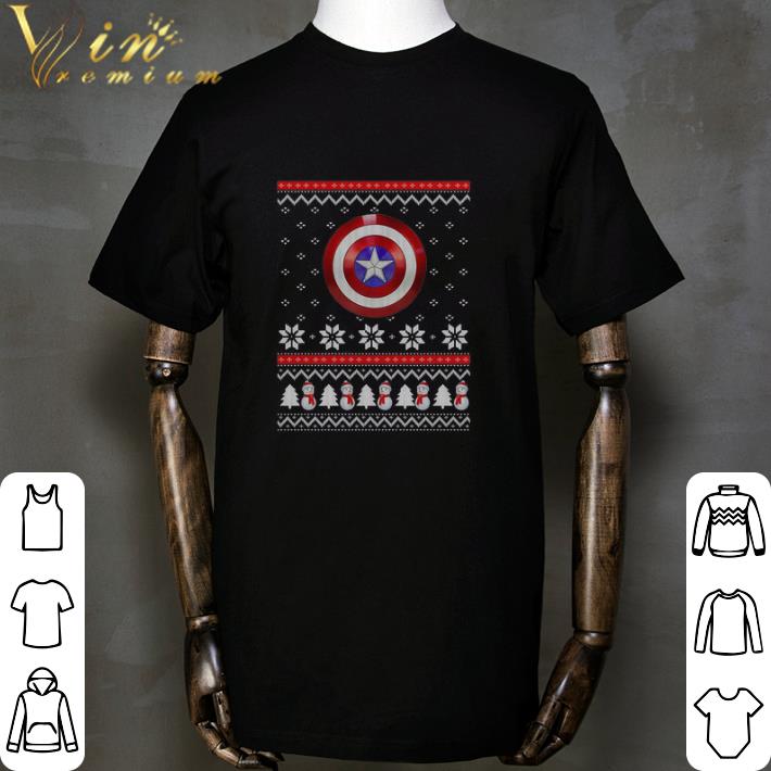 Awesome Captain America Ugly Christmas shirt sweatshirt 9