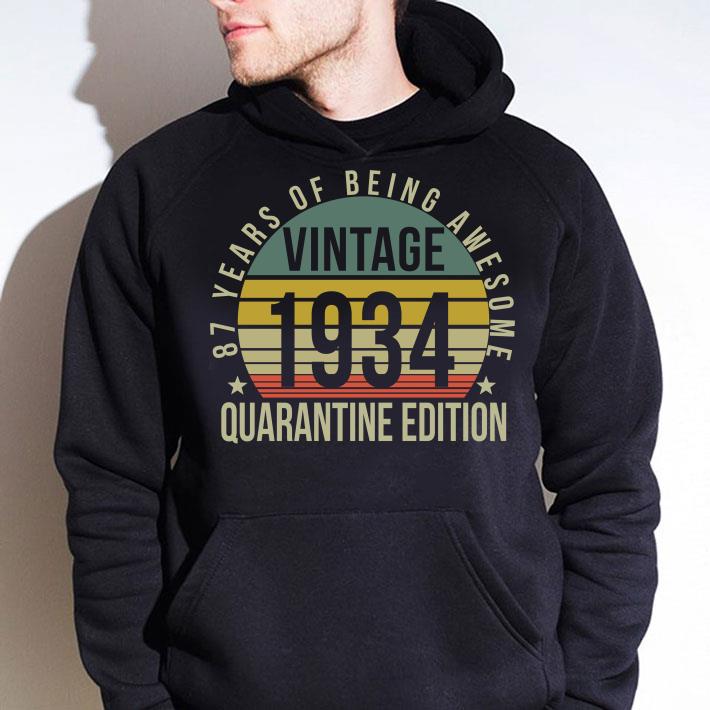 Hot 87th Birthday Retro Limited Edition 1934 Quarantine Birthday Classic shirt 8 87th Birthday Retro Limited Edition 1934 Quarantine Birthday Classic shirt