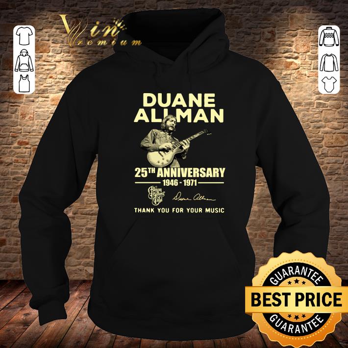 Premium Duane Allman 25th Anniversary 1946 1971 Allman Brothers Band Signatures shirt 8 Duane Allman 25th Anniversary 1946 1971 Allman Brothers Band Signatures shirt