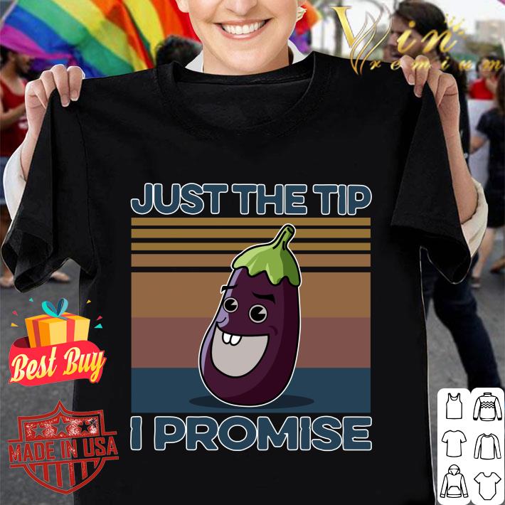 Hot Eggplant Just The Tip I Promise Vintage shirt 9