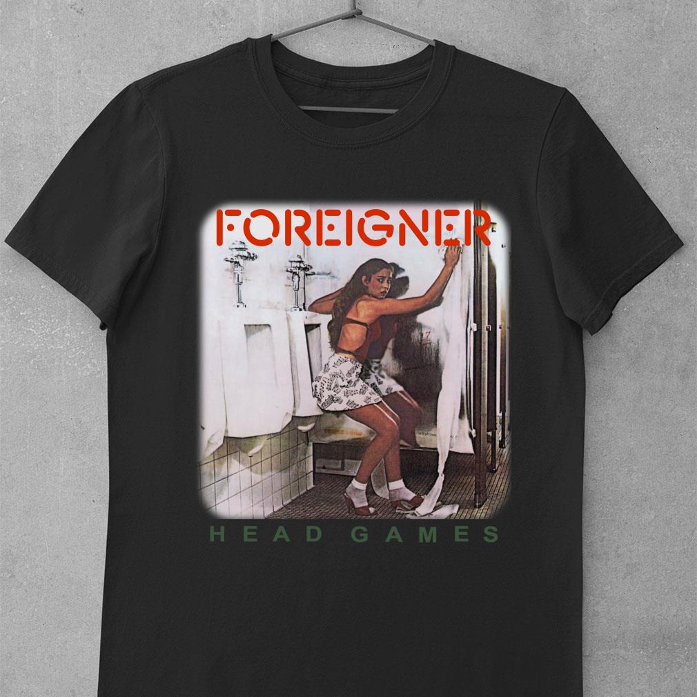 Awesome Foreigner Band Head Games shirt 8