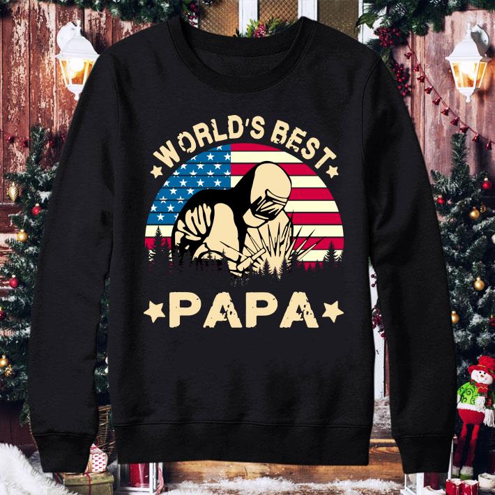 World Best Welder Papa American Flag 4th Of July shirt 8 World Best Welder Papa American Flag 4th Of July shirt