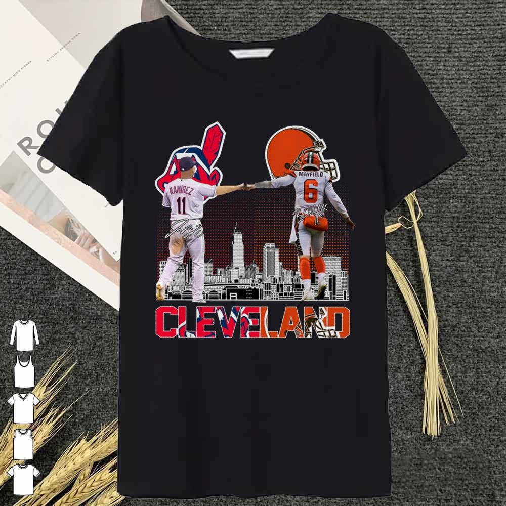 Awesome Cleveland Ramirez vs Mayfield signature Shirt 13