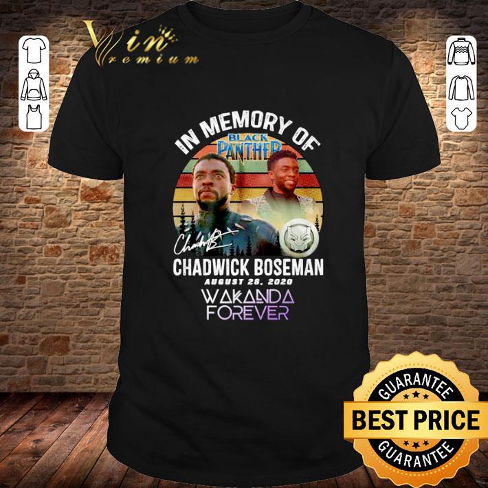 Awesome Vintage In Memory Of Chadwick Boseman shirt 8