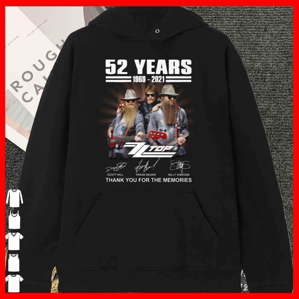 52 Years 1969 - 2021 ZZ TOP Signature Shirt, Rip Dusty Hill of ZZ top Band shirt 10 52 Years 1969 - 2021 ZZ TOP Signature Shirt, Rip Dusty Hill of ZZ top Band shirt