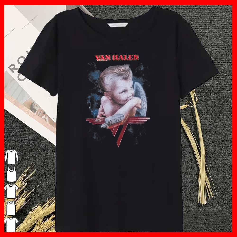Eddie Van Halens Baby smoking Shirt 8