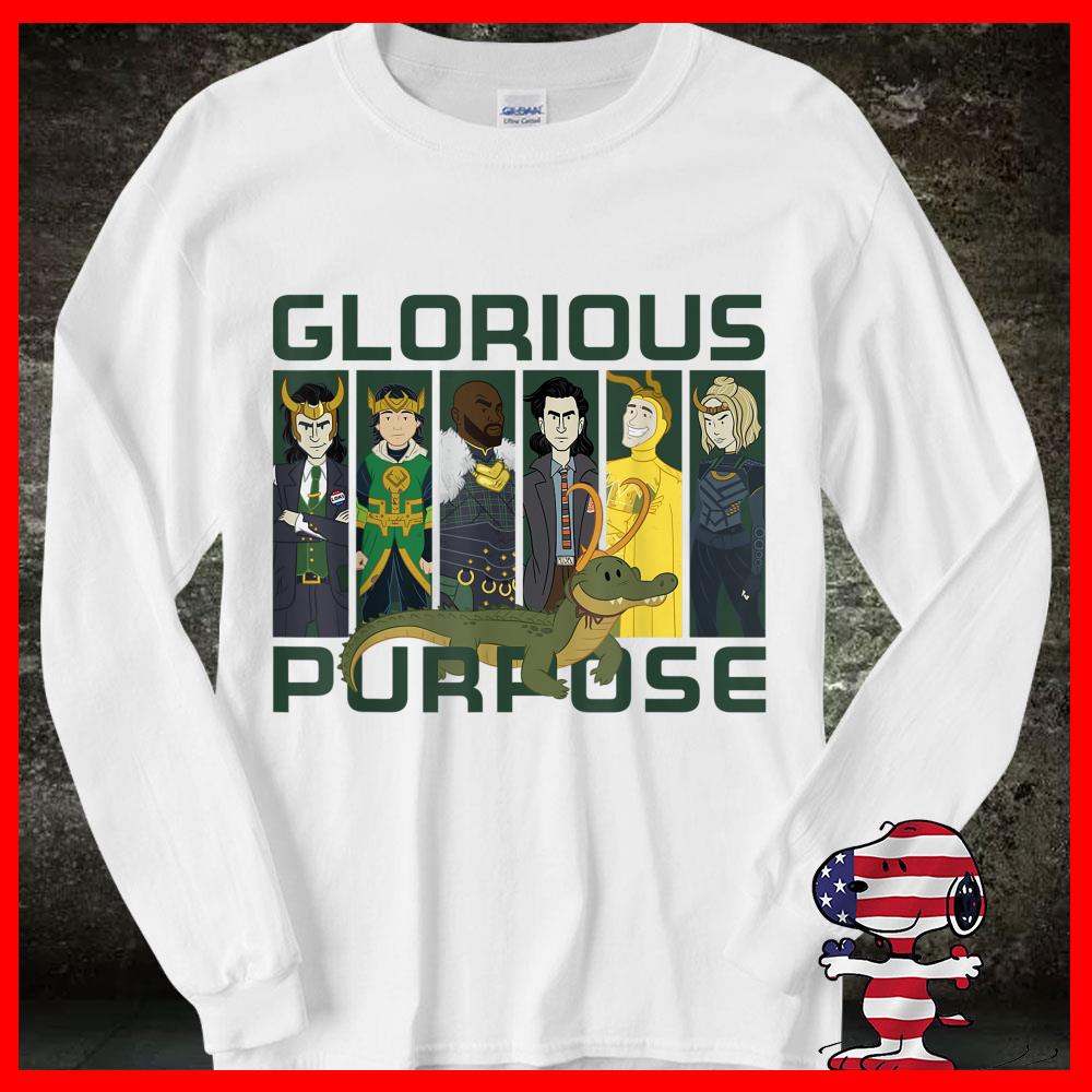 Glorious Purpose Marvel Shirt, Marvel Loki Variants Alligator Shirt 8