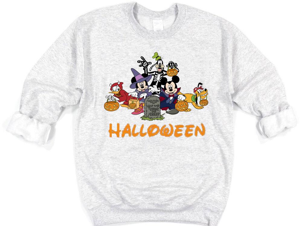 Halloween Disney Mickey Mouse Donal Duck and Goofy Trick or Treat shirt 8 Halloween Disney Mickey Mouse Donal Duck and Goofy Trick or Treat shirt