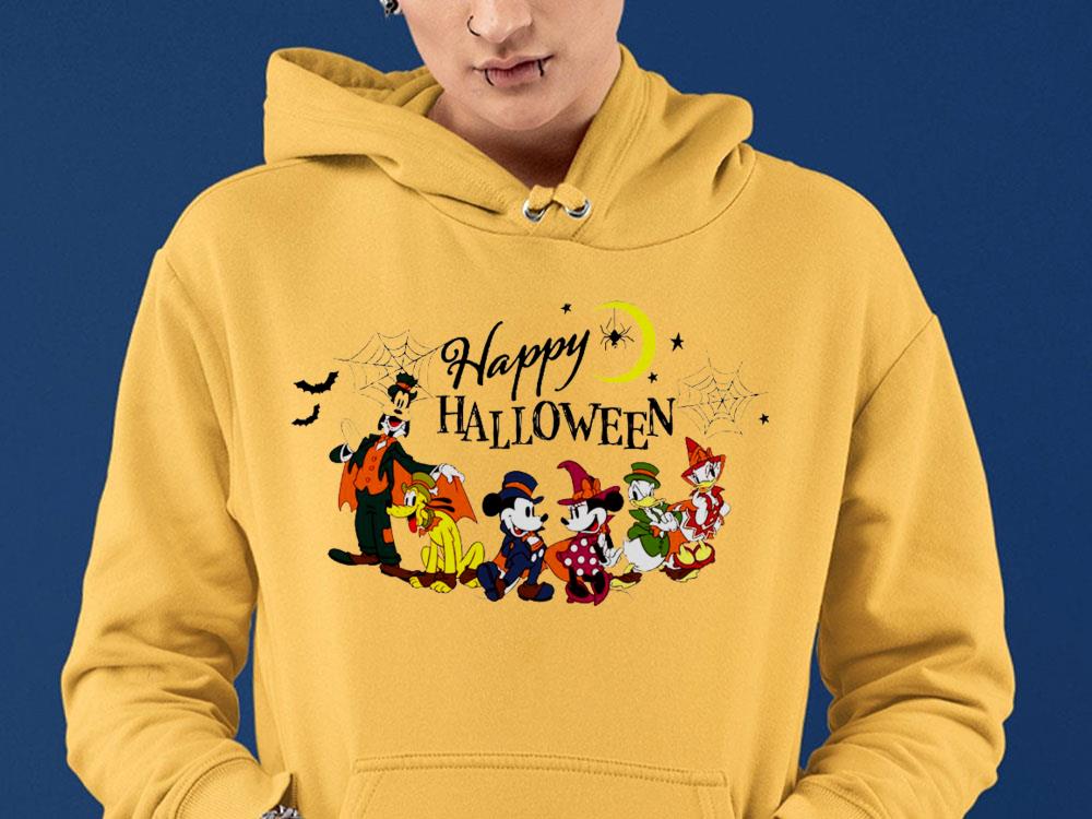 Halloween Holiday Mickey Mouse Minnie Mouse Donal Duck and Goofy shirt 9 Halloween Holiday Mickey Mouse Minnie Mouse Donal Duck and Goofy shirt