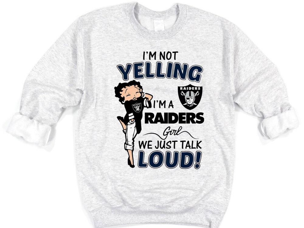 I'm not yelling I'm a Minnesota Vikings girl we just talk loud shirt 9
