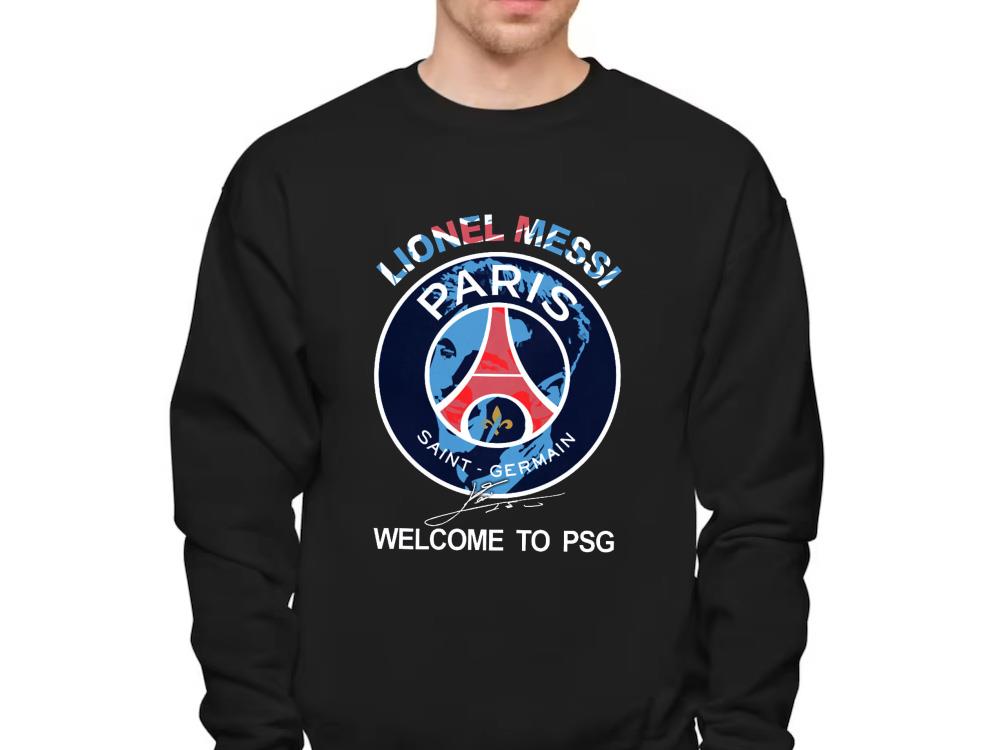 Lionel Messi Welcome to Paros Saint Germain Shirt 9 Lionel Messi Welcome to Paros Saint Germain Shirt