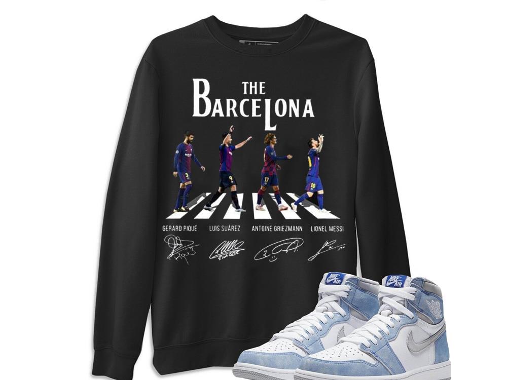 Messi Pique The Barcelona Abbey Road shirt 8 Messi Pique The Barcelona Abbey Road shirt