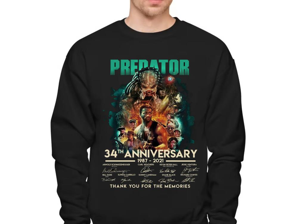 Predator 34th Anniversary Shirt, Predator Signatures Thank You for the Memories Shirt 9 Predator 34th Anniversary Shirt, Predator Signatures Thank You for the Memories Shirt