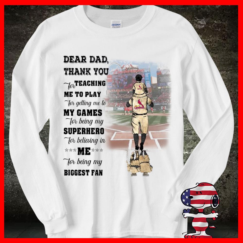 Premium Candinas Dear Dad Thank You For Teaching Me To Play Baseball Shirt 8