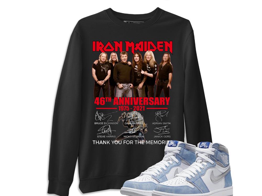 Premium Iron Maiden 46th Anniversary 1975 2021 Signature Shirt 2