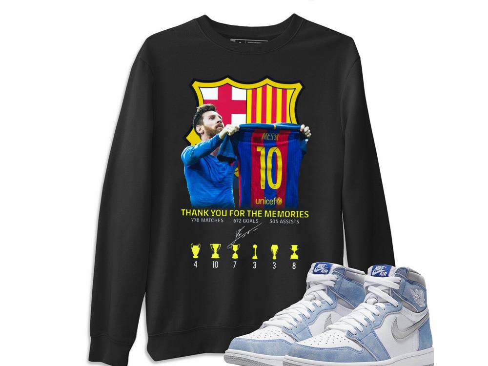 Premium Messi Thank You For The Memories with FC Barcelona Shirt 9