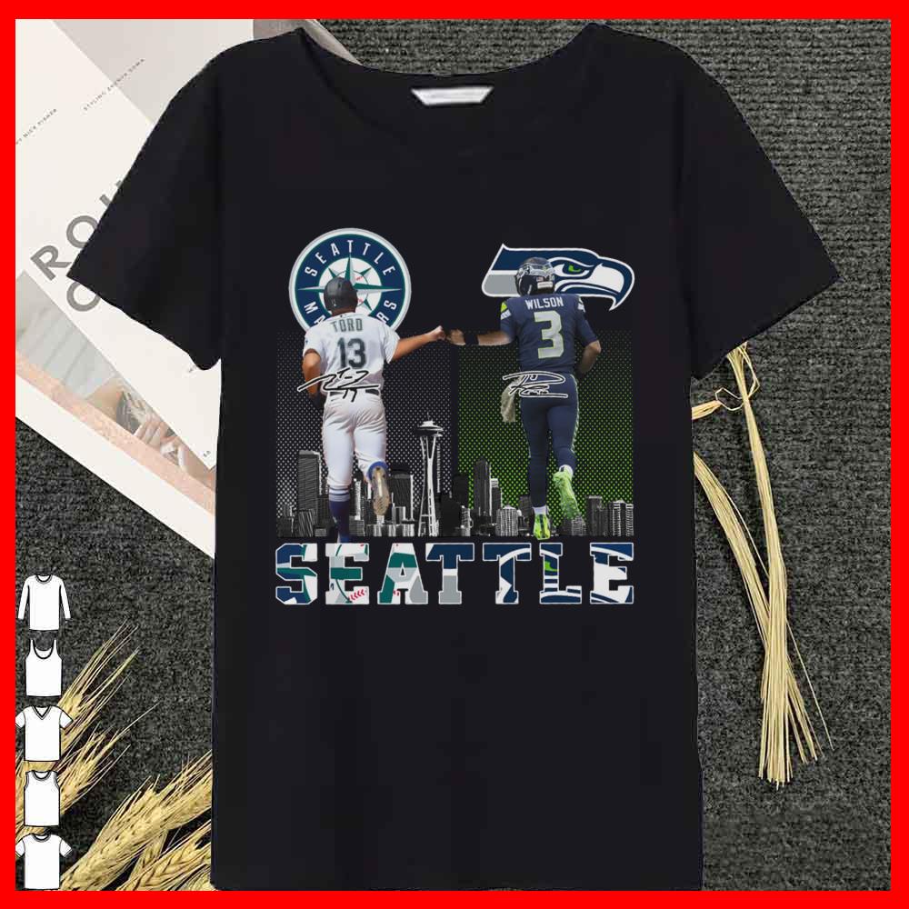 Funny Seattle toro and wilson shirt 9