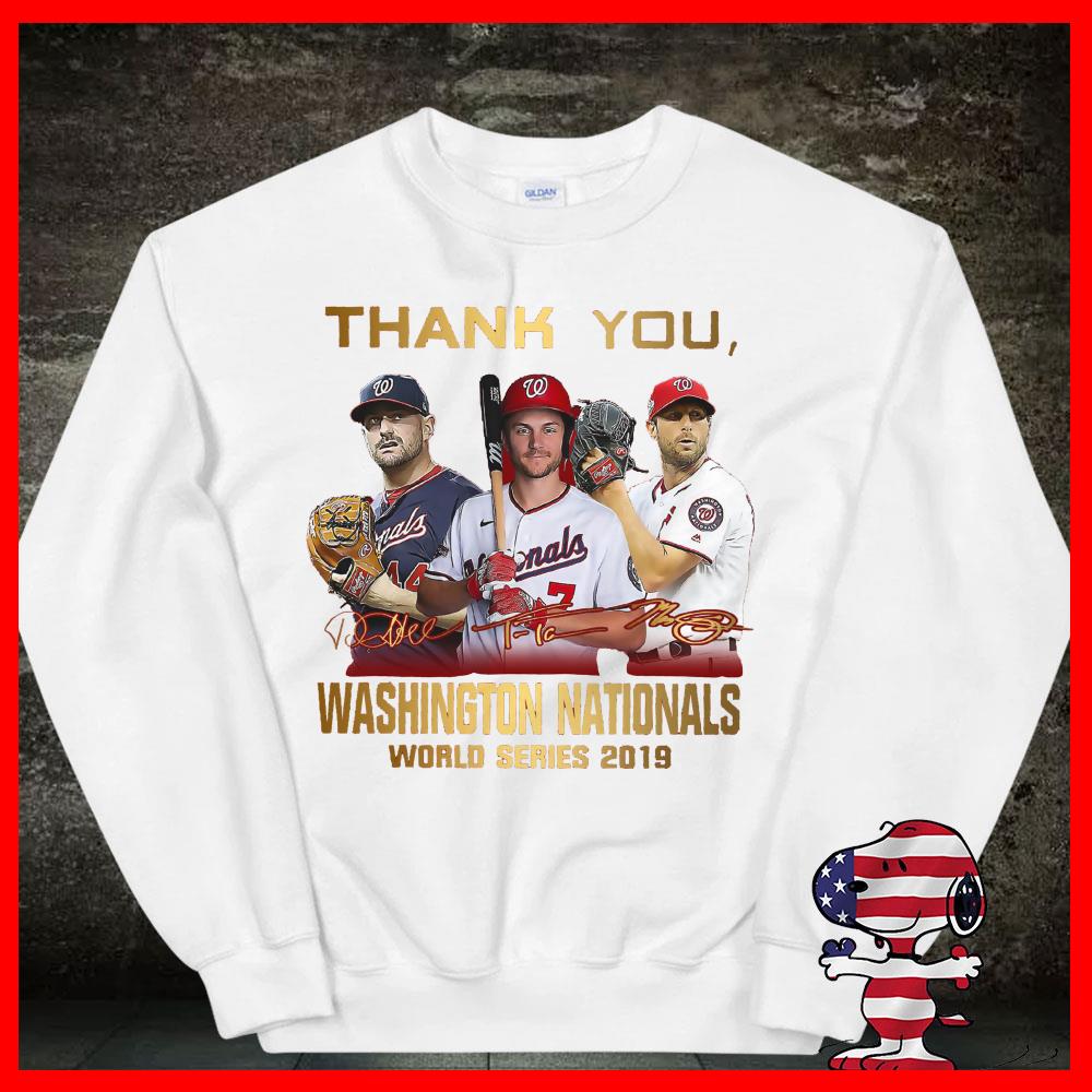 Thank You Washington Nationals world series 2013 Shirt, Max Scherzer, Daniel, Trea Turner Funny Thank You Washington Nationals world series 2013 Shirt, Max Scherzer, Daniel, Trea Turner 4