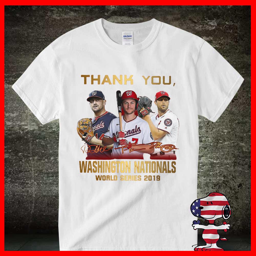 Thank You Washington Nationals world series 2013 Shirt, Max Scherzer, Daniel, Trea Turner Funny Thank You Washington Nationals world series 2013 Shirt, Max Scherzer, Daniel, Trea Turner 5