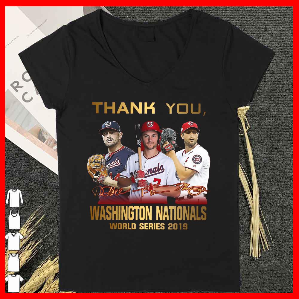 Thank You Washington Nationals world series 2013 Shirt, Max Scherzer, Daniel, Trea Turner Funny Thank You Washington Nationals world series 2013 Shirt, Max Scherzer, Daniel, Trea Turner 7
