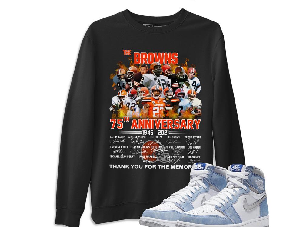 The Borwns Celvelands Shirt, The Borwns Celvelands team Signature thank you for the Memories shirt 9
