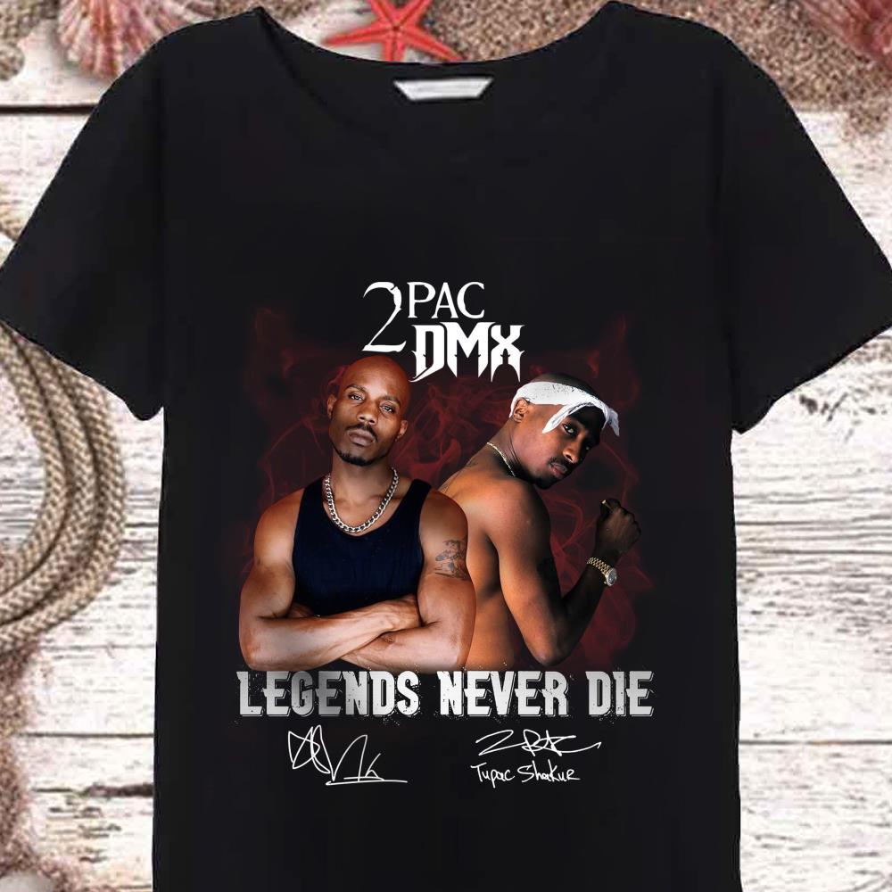 Unisex DMX legends shirt 2PAC DMX Lengends Never die Shirt, Tupac Shkue signature shirt, 8