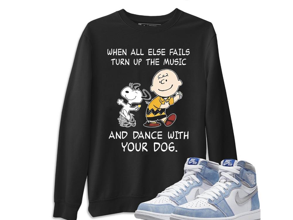 Charlie Brown When All Else Fails Turn Up The Music And Dance With Your Dog Shirt, Snoopy and Charlie Brown Shirt 10 Charlie Brown When All Else Fails Turn Up The Music And Dance With Your Dog Shirt, Snoopy and Charlie Brown Shirt