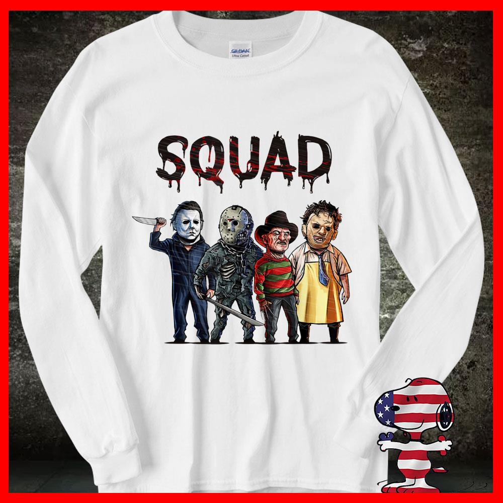 Halloween Squad Horror Friends Movie Creepy Shirt, Friends Horror Movies Shirt 16