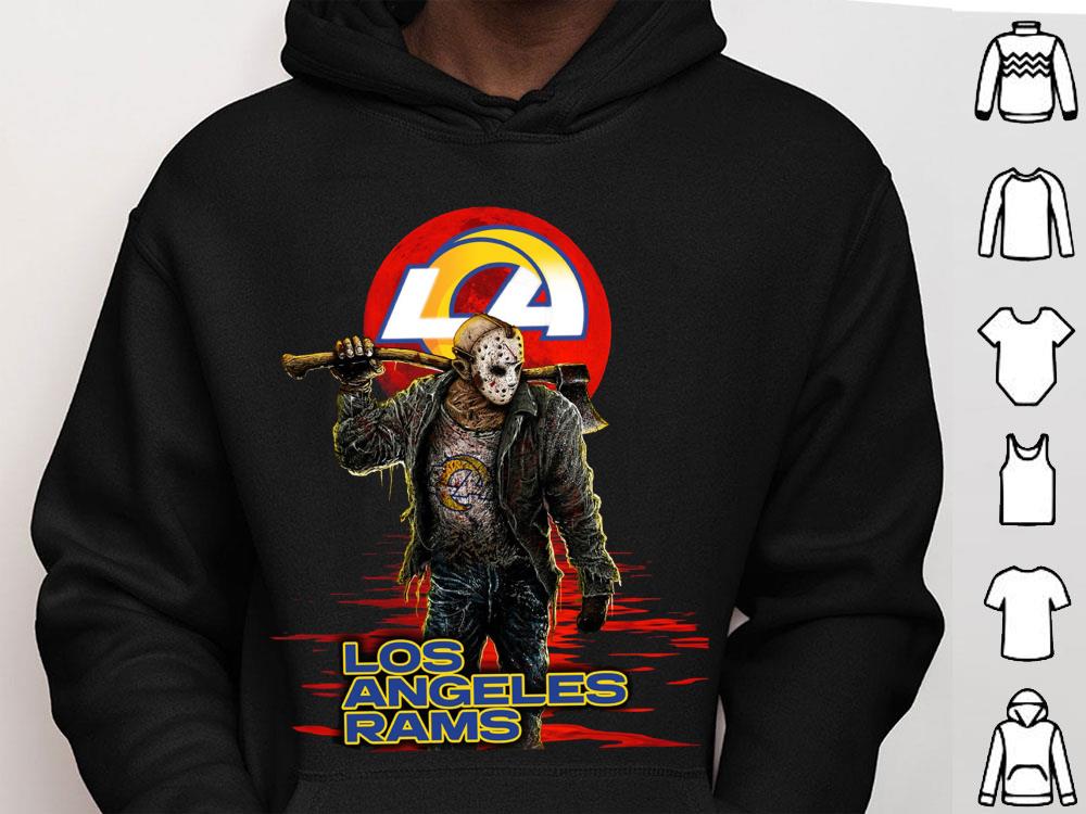 Los Angeles Rams Jason Voorhees Shirt, Jason Voorhees Los Angeles Rams Shirt 12