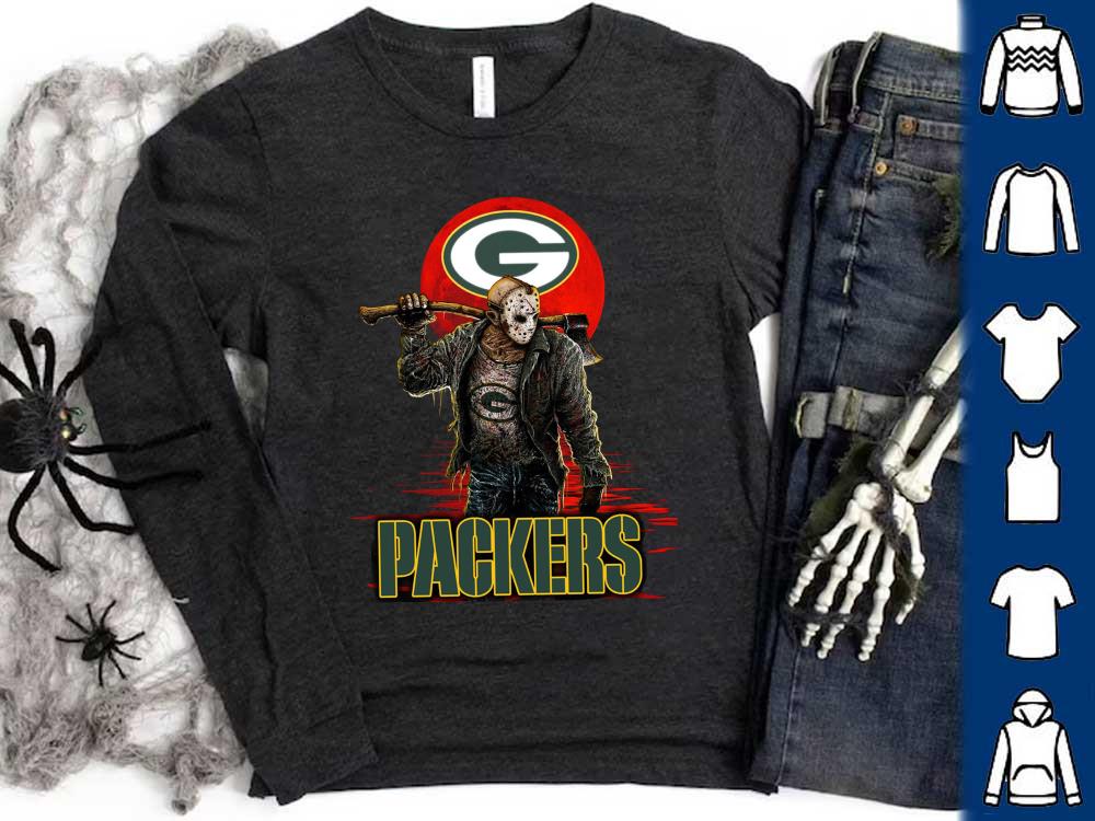 Packers Jason Voorhees Horror Shirt, Jason Voorhees Packers Shirt 10 Packers Jason Voorhees Horror Shirt, Jason Voorhees Packers Shirt
