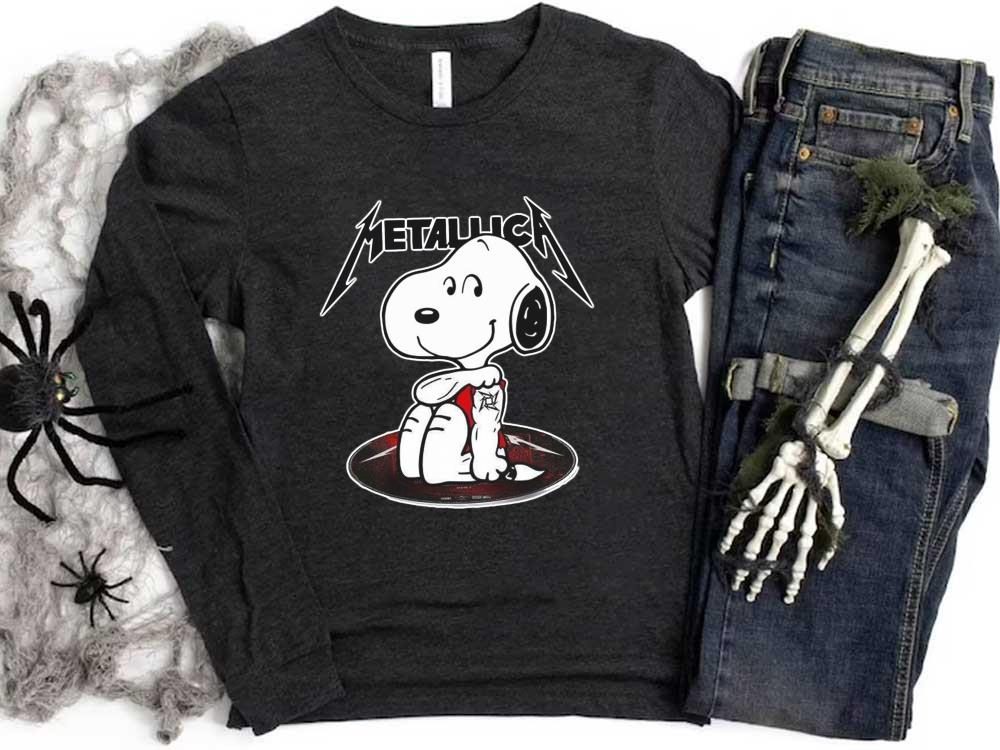 Premium Metallica Snoopy Tatoo the hand Shirt 11