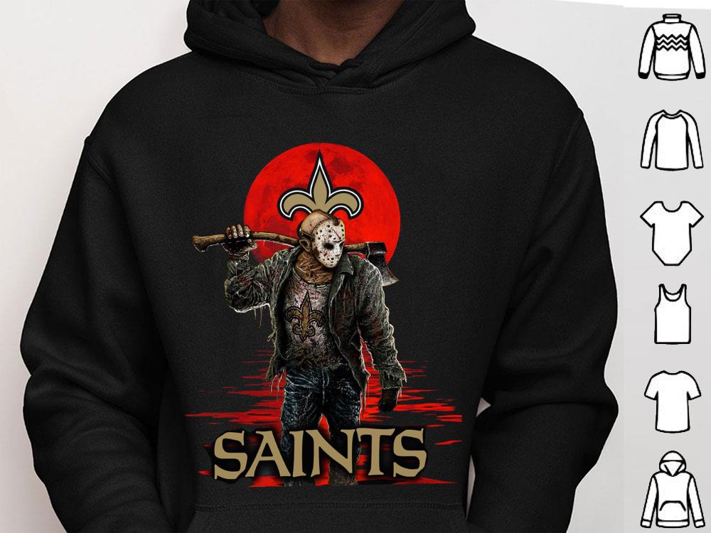 Saints Jason Voorhees Horror Shirt, Jason Voorhees Saints Shirt 10