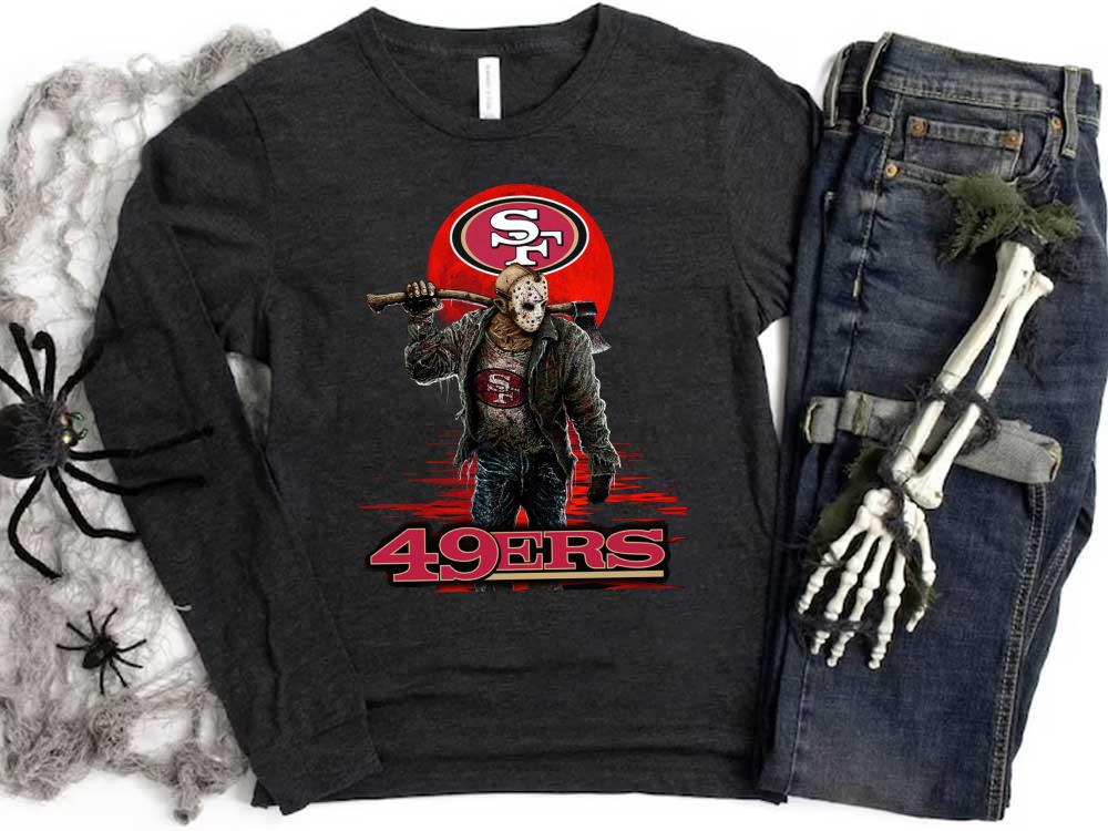 San Francisco 49ers Jason Voorhees Shirt, Jason Voorhees San Francisco 49ers Shirt 11