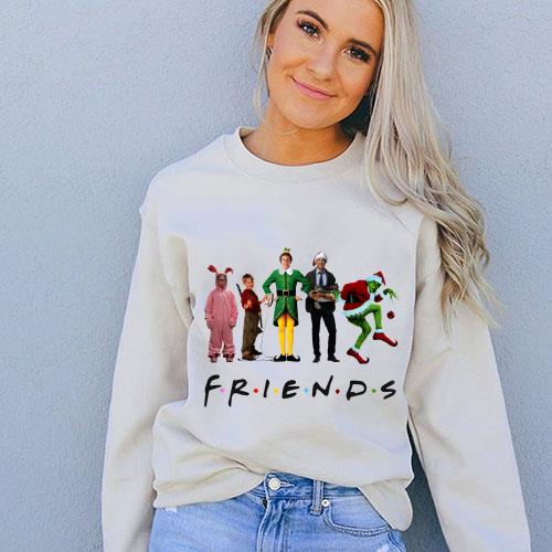 Awesome Christmas Friends Buddy Home Alone Grinch Shirt 1