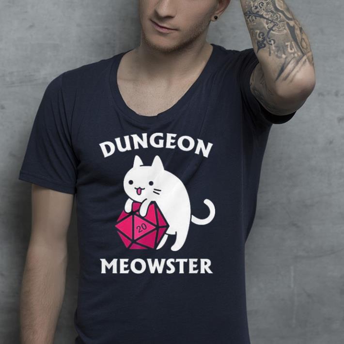 Dungeon Meowster DnD Gamer Cat D20 shirt Dungeon Meowster DnD Gamer Cat D20 shirt 4 - Dungeon Meowster DnD Gamer Cat D20 shirt