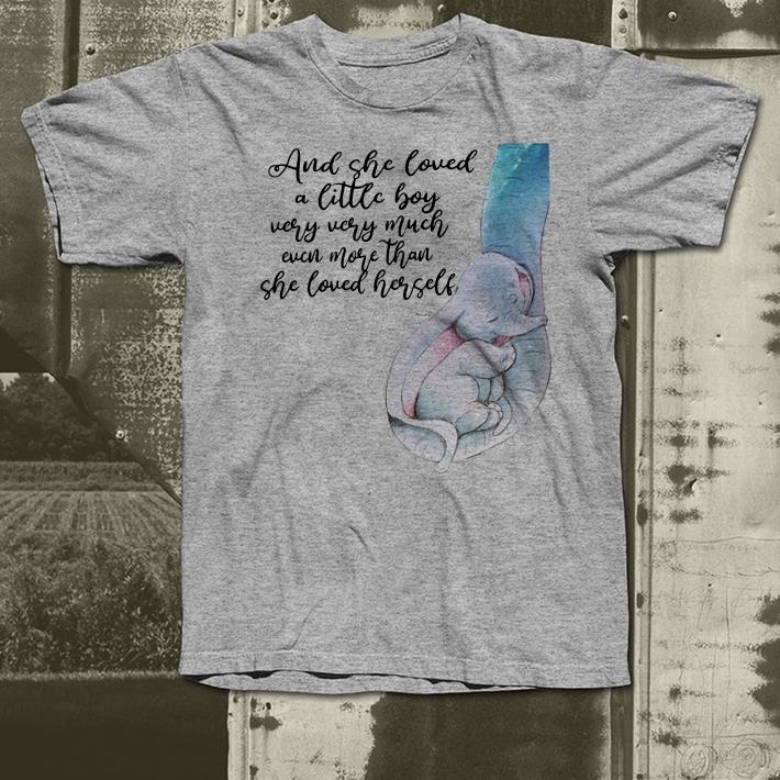 Elephants and she loved a little boy very very much even more than she loved herself shirt 4 2 - Elephants and she loved a little boy very very much even more than she loved herself shirt