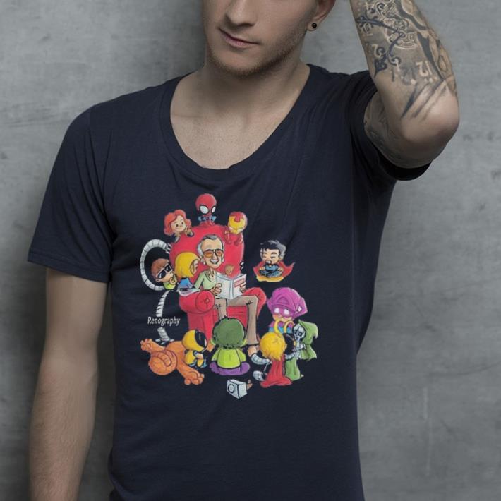 Stan Lee and superhero renography shirt Stan Lee and superhero renography shirt 4 - Stan Lee and superhero renography shirt