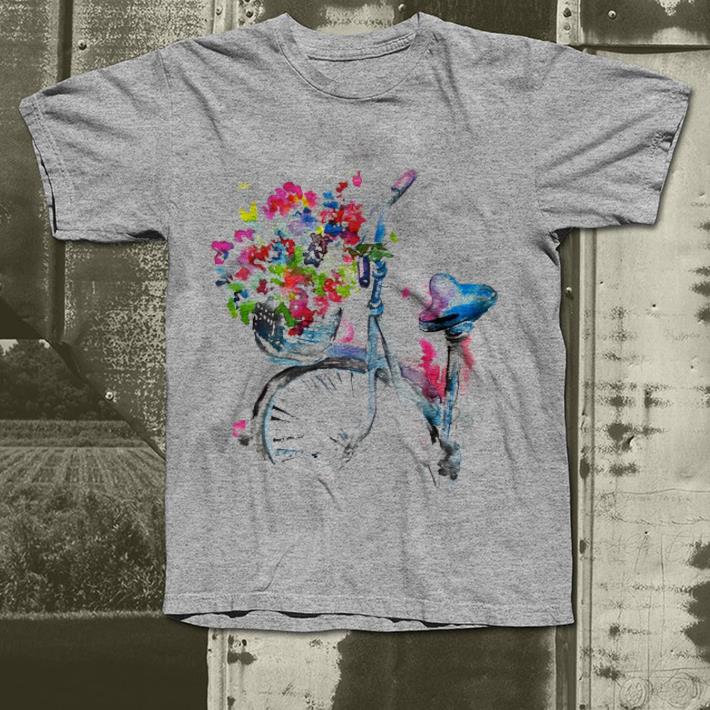 Garden Floral Bicycle shirt 4 - Garden Floral Bicycle shirt