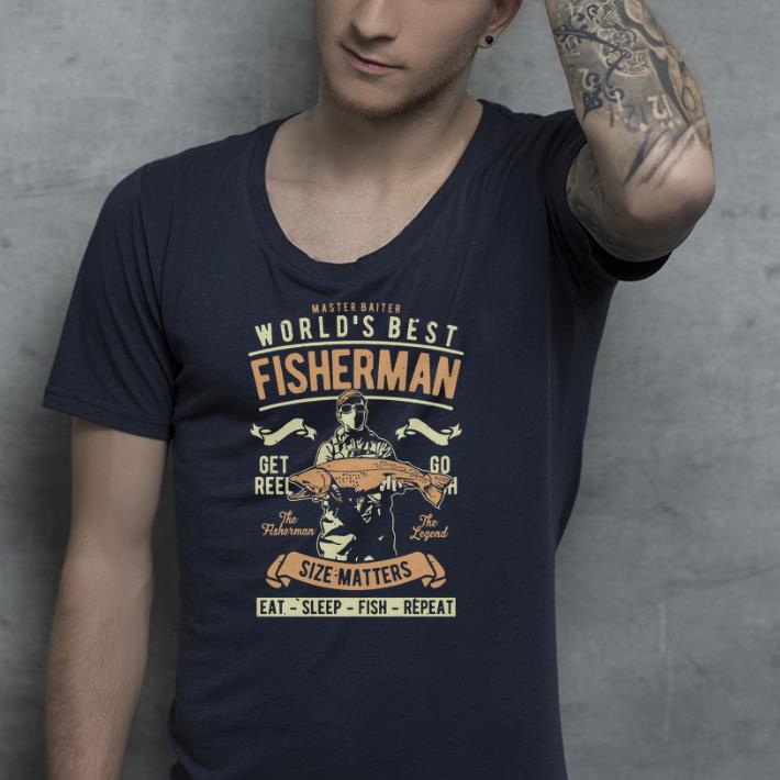 Master baiter world s best fisherman size matters shirt 4 - Master baiter world’s best fisherman size matters shirt