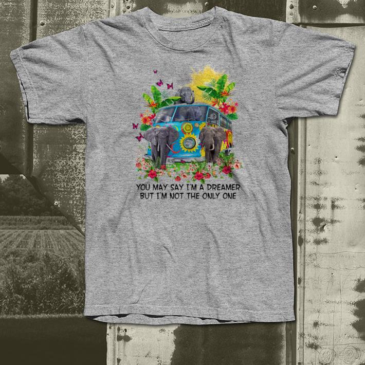 Peace car Elephant you may say I’m a dreamer but I’m no shirt Peace car Elephant you may say I m a dreamer but I m no shirt 4 - Peace car Elephant you may say I’m a dreamer but I’m no shirt