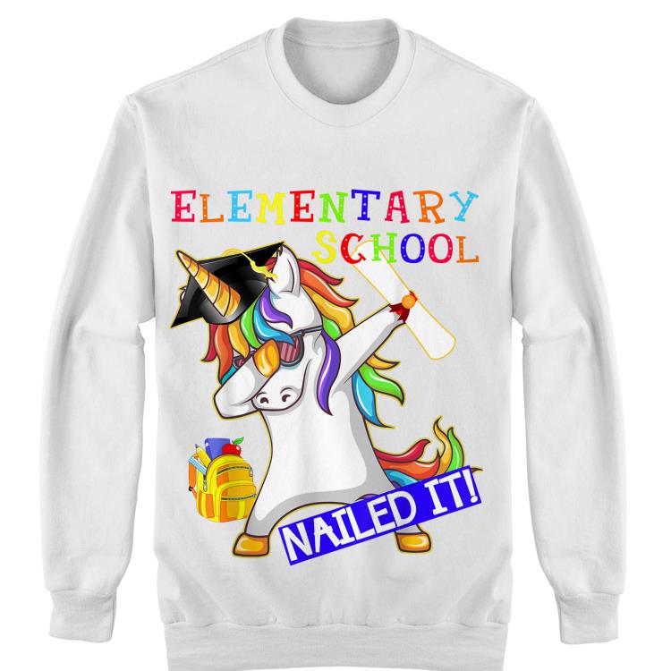Dabbing Unicorn Elementary School Nailed It Graduation shirt Dabbing Unicorn Elementary School Nailed It Graduation shirt 4 - Dabbing Unicorn Elementary School Nailed It Graduation shirt