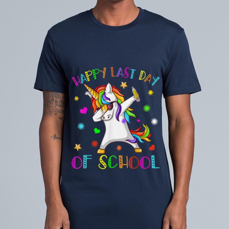 Happy Last Day of School Unicorn Dabbing shirt Happy Last Day of School Unicorn Dabbing shirt 4 - Happy Last Day of School Unicorn Dabbing shirt