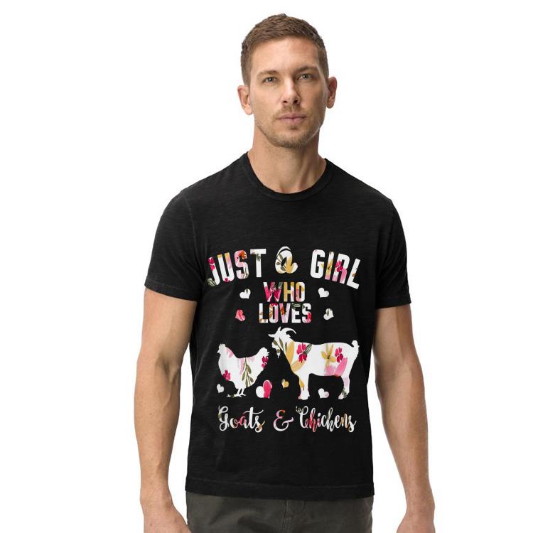 Just A Girl Who Loves Goats Chickens shirt 4 - Just A Girl Who Loves Goats Chickens shirt